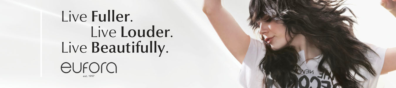 Eufora professional haircare — Live Fuller. Live Louder. Live Beautifully.