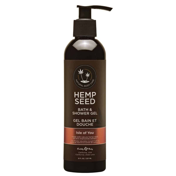 Earthly Body Hemp Seed Bath + Shower Gel 8oz.