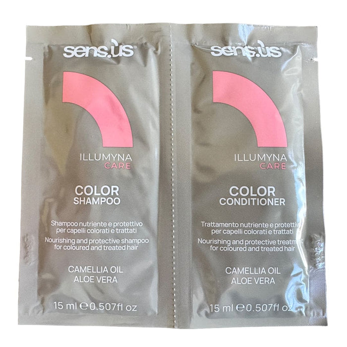 Sens.ús Illumyna Care Colour Shampoo & Conditioner 15ml - Passion4hairUK