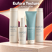 Eufora Texture Launch Offer — approved Passion4hair plum and orange packshot; representative products shown