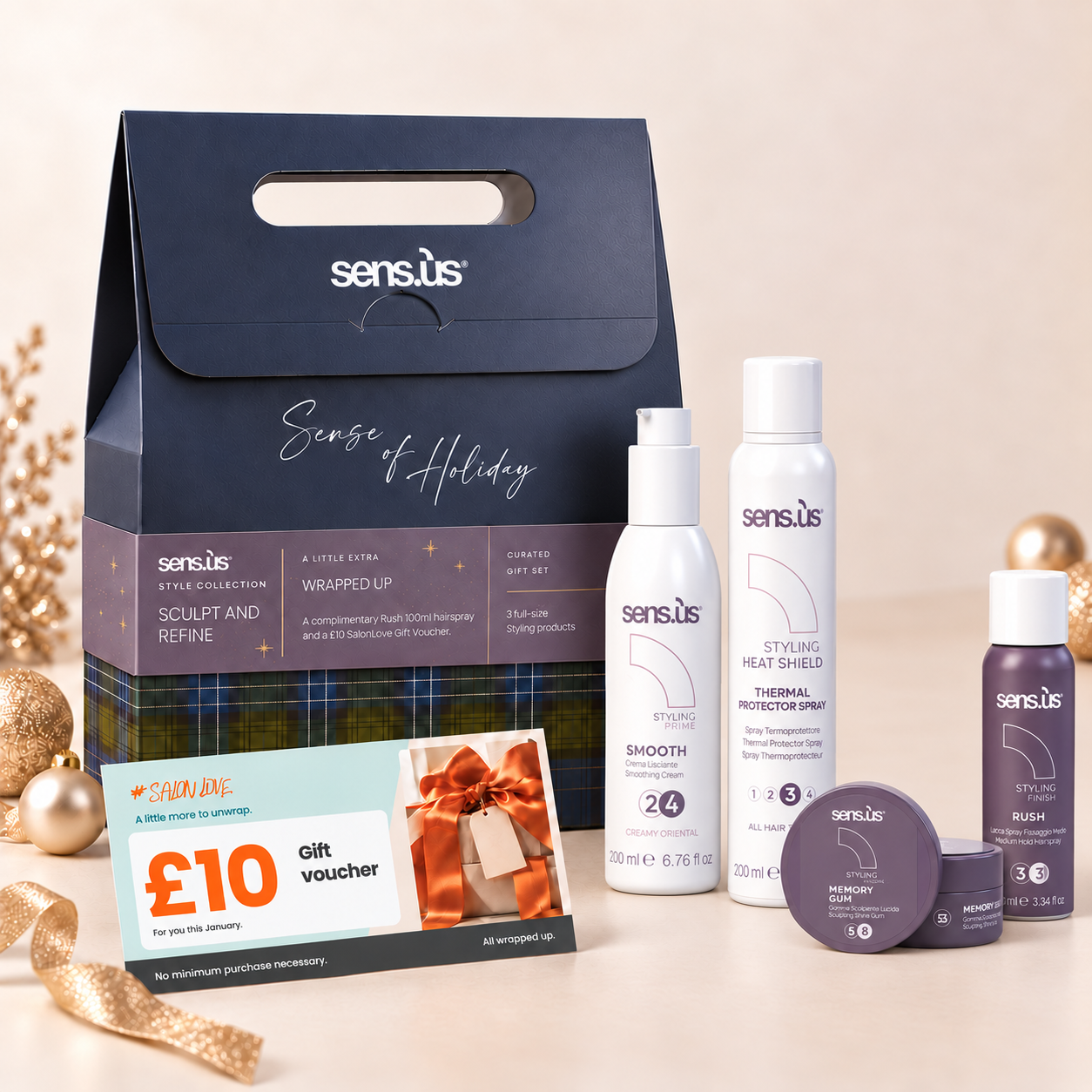 Sens.ús Sculpt and Refine Christmas gift set