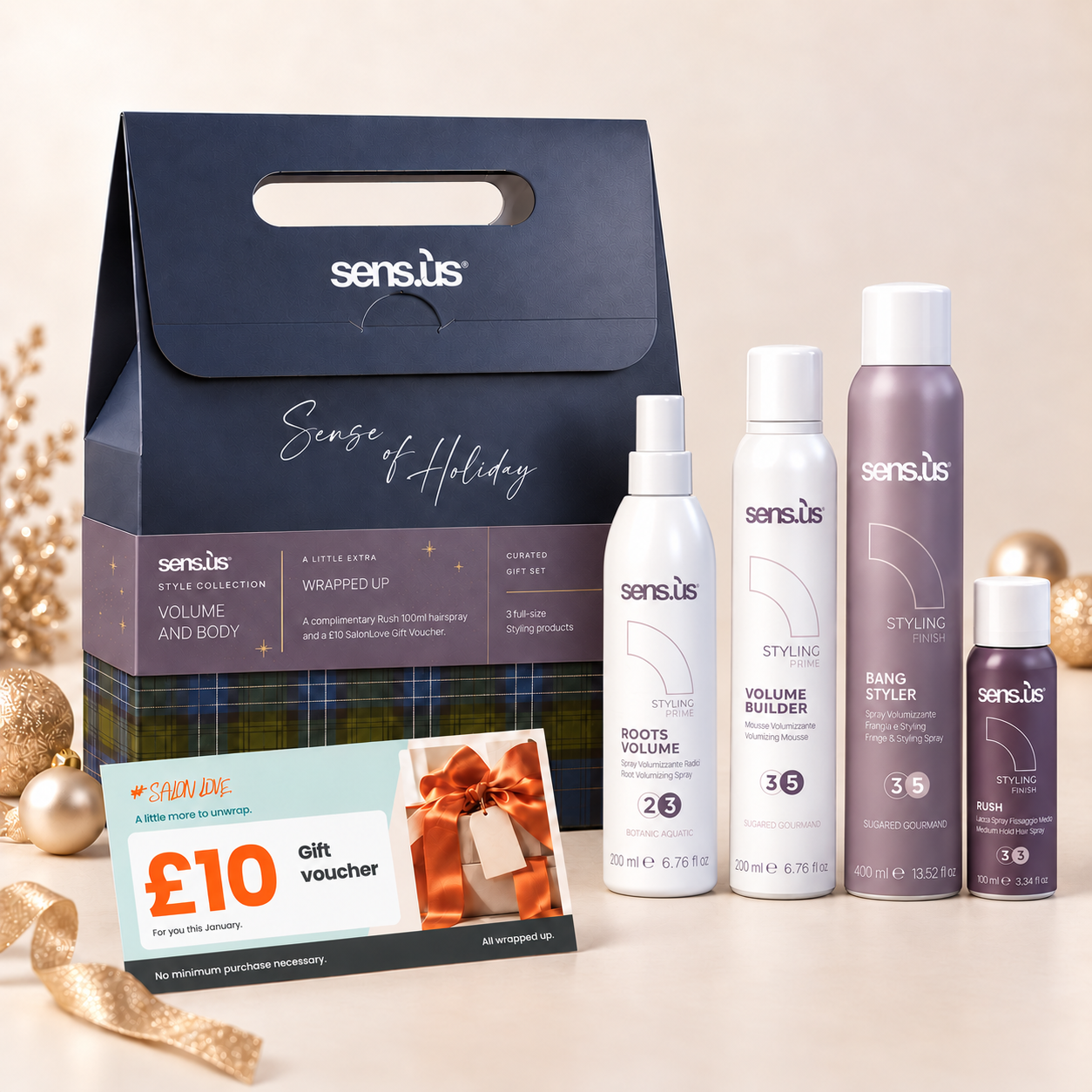 Sens.ús Volume and Body Christmas gift set