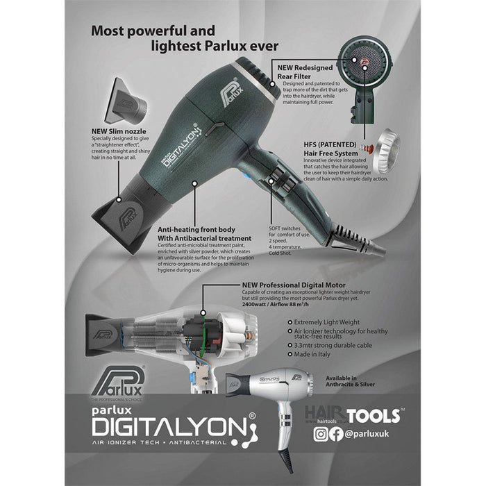 Parlux Digitalyon Hairdryer