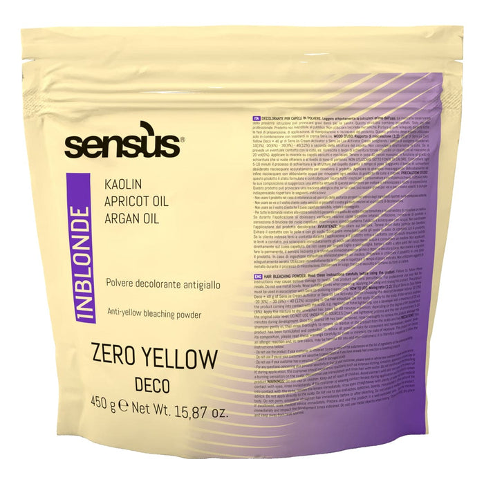 Zero Yellow Deco 450g - Passion4hairUK